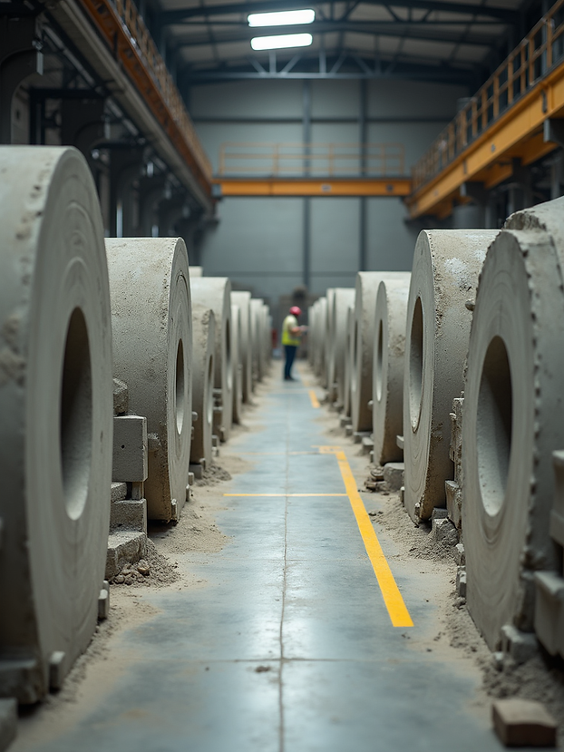Mohan's Precast manufacturing facility