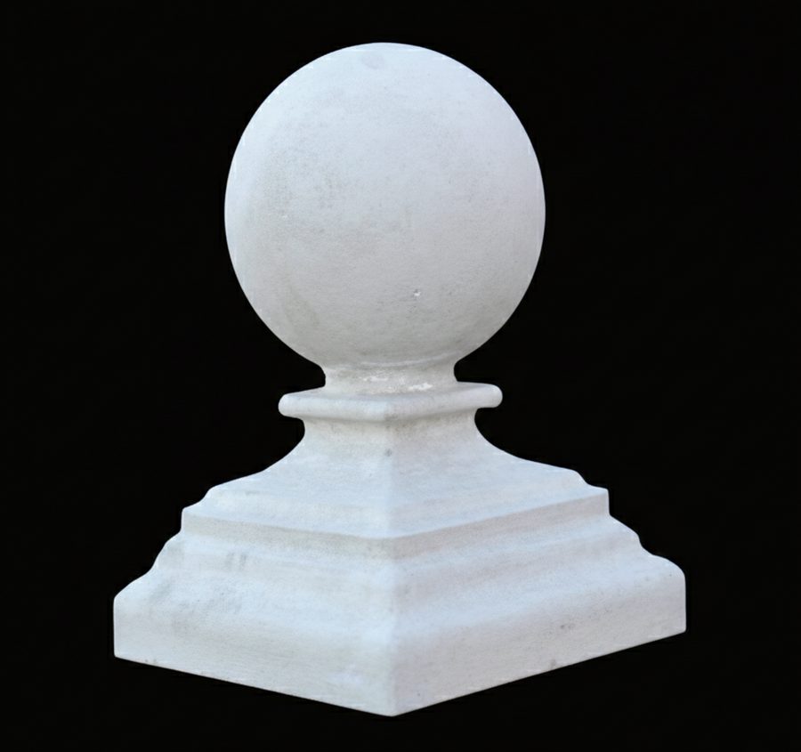 Ball Cap — Pier Cap | custom architectural precast concrete & cast stone, Mohan's Precast NYC