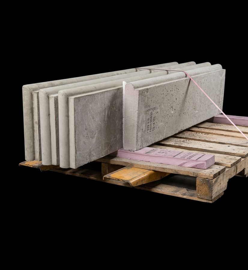 Bullnose Step Tread — Step Tread | architectural precast concrete & cast stone, Mohan's Precast NYC