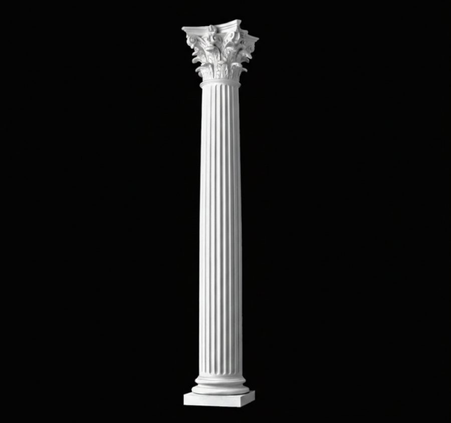 Fluted Column Set — precast concrete & cast stone, Mohan's Precast NYC