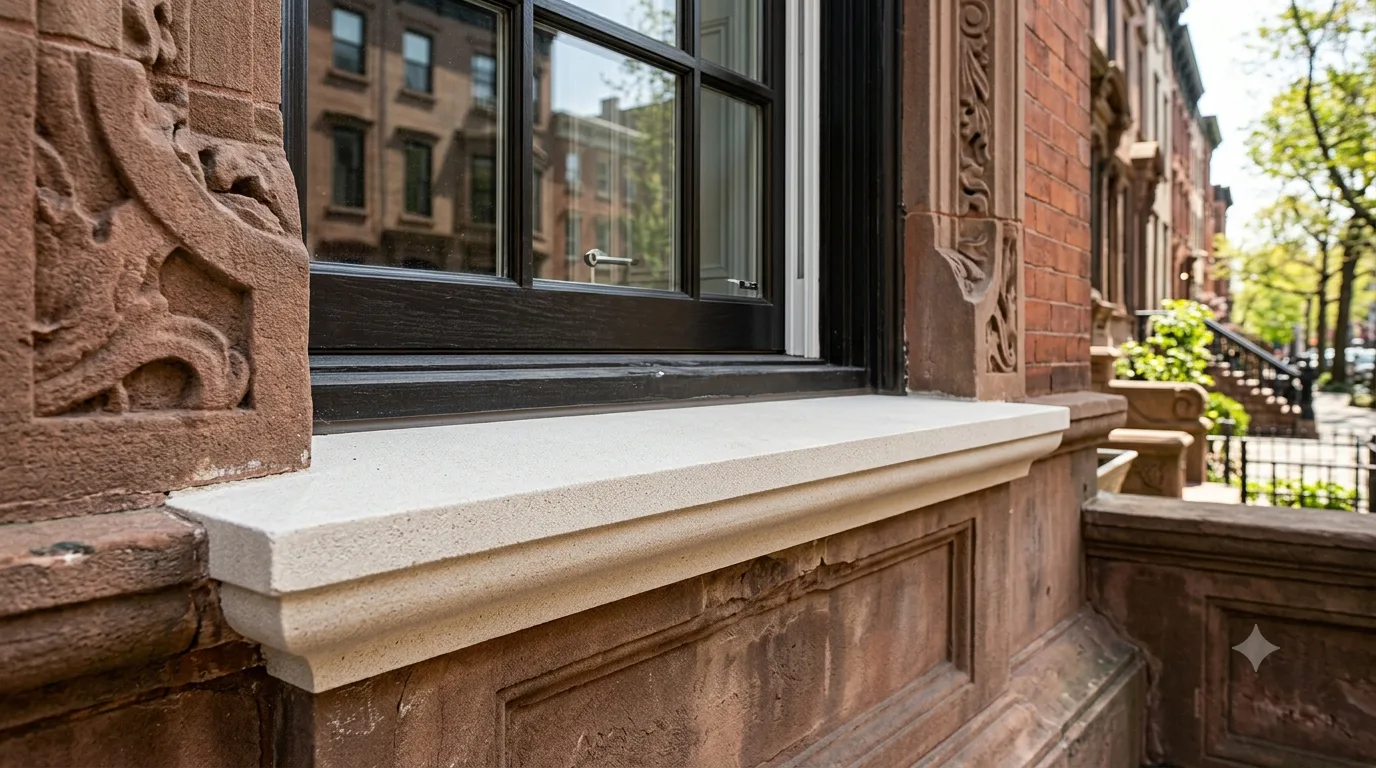 Window Sill Replacement in NYC: Precast & Cast Stone Sills
