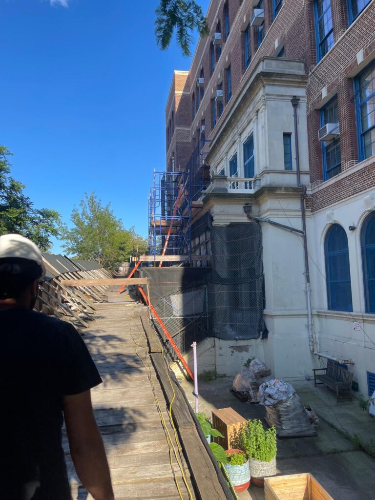 PS 55 X project with Balustrade System by Mohan’s Precast USA in NYC, June 2021