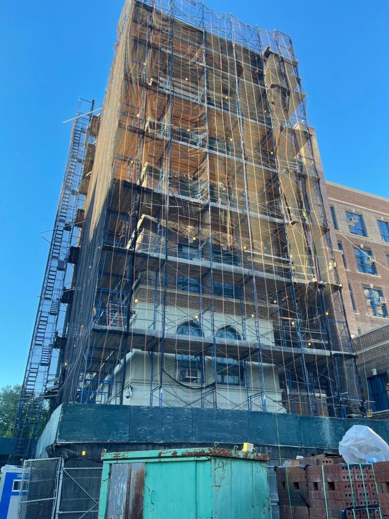 PS 55 X project with Balustrade System by Mohan’s Precast USA in NYC, June 2021