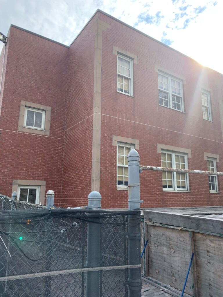 Bushwich HS K precast quoin by Mohan’s Precast USA, NYC, May 2020