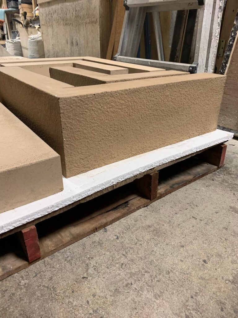 Bushwich HS K precast quoin by Mohan’s Precast USA, NYC, May 2020