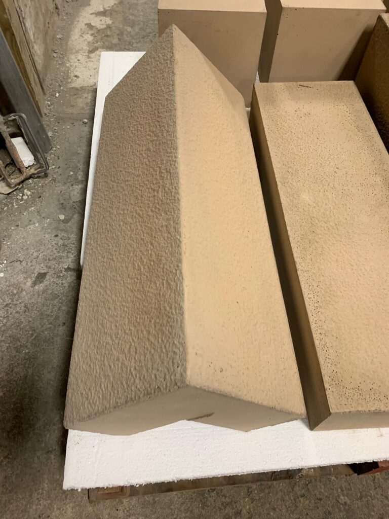 Bushwich HS K precast quoin by Mohan’s Precast USA, NYC, May 2020