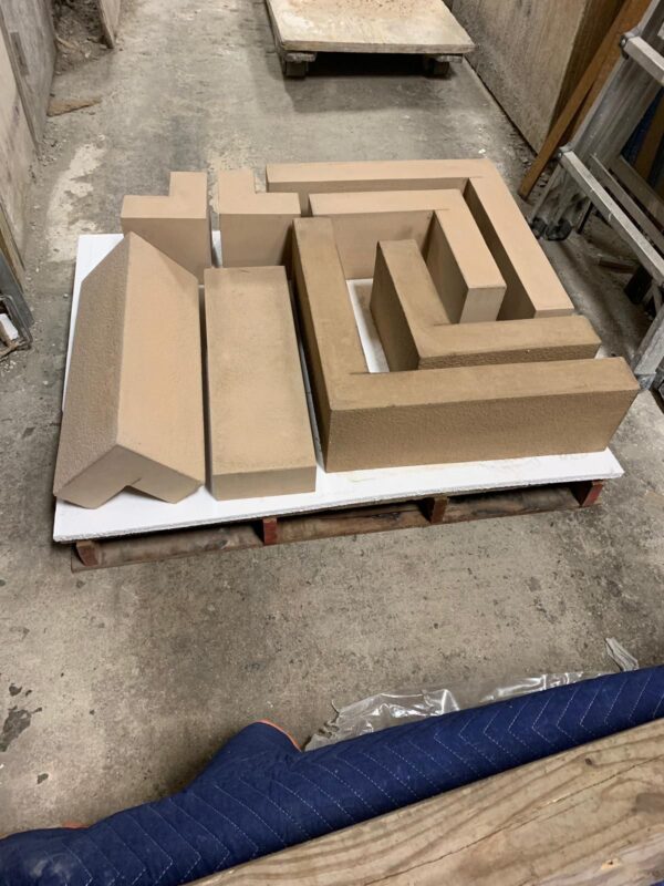 Bushwich HS K precast quoin by Mohan’s Precast USA, NYC, May 2020