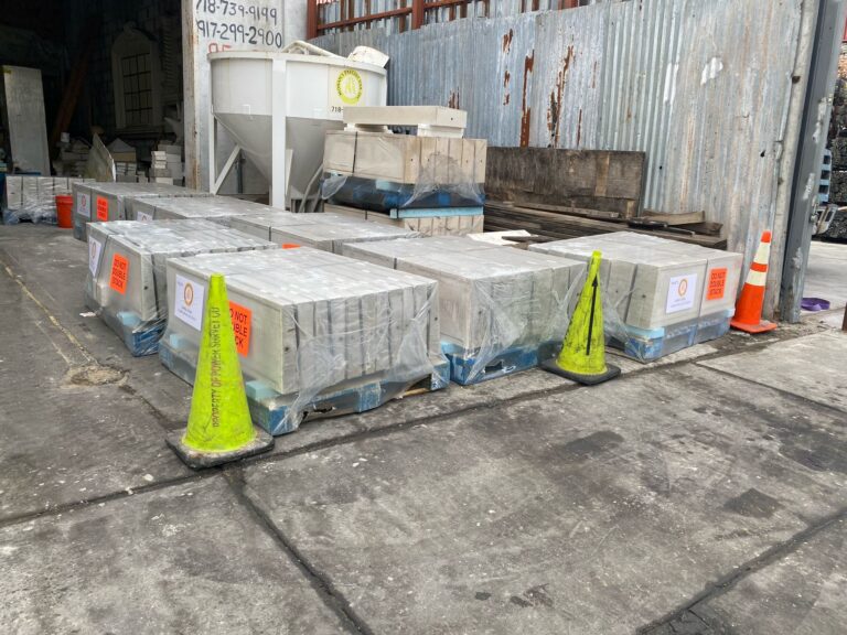 PS 38 K project with precast coping stone by Mohan’s Precast USA, NYC, June 2022